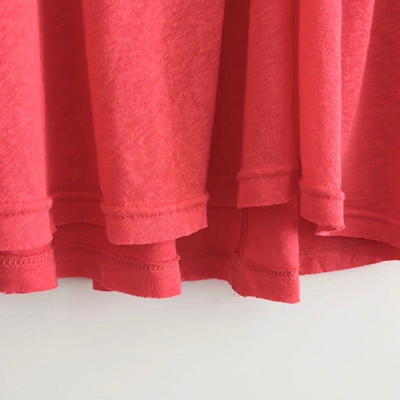 FREE PEOPLE Low down cotton/linen henley - Picture 8 of 10